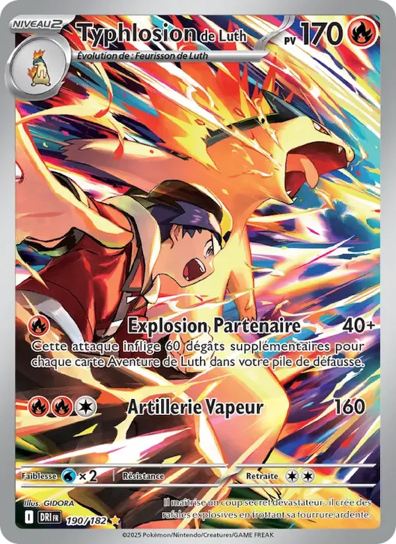 Typhlosion de Luth 190 – Rivalités Destinées