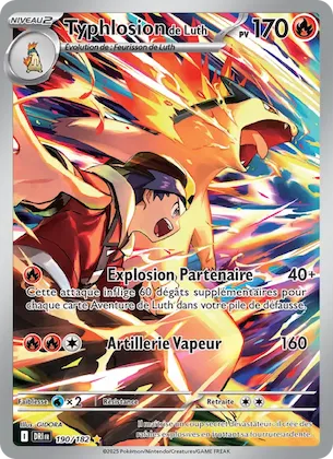 Typhlosion de Luth n° 190 – Rivalités Destinées
