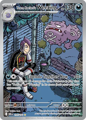 Team Rocket's Weezing #199 – Destined Rivals