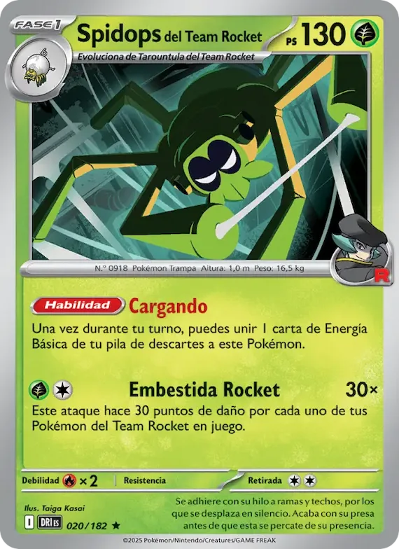 Spidops del Team Rocket 20 – Rivales Predestinados