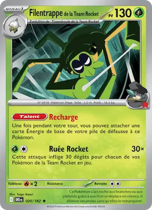 Filentrappe de la Team Rocket n° 20 – Rivalités Destinées