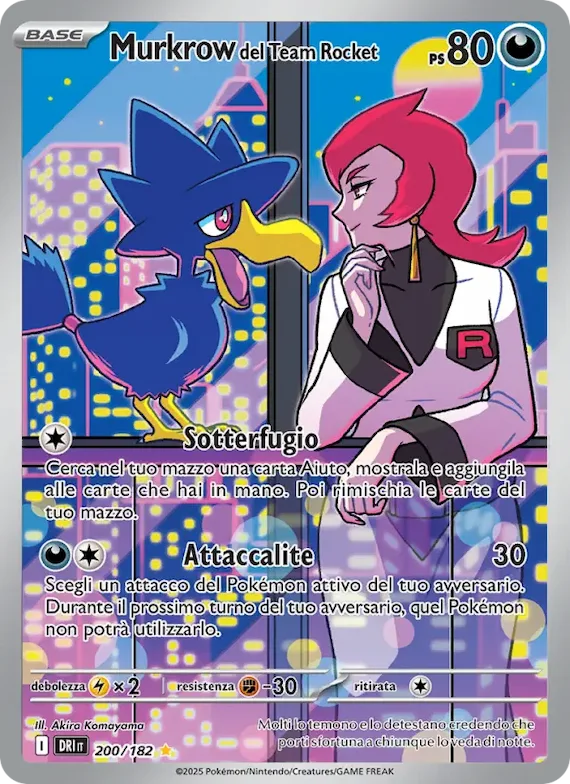 Murkrow del Team Rocket 200 – Rivali Predestinati