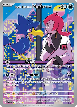 Team Rocket's Murkrow #200 – Destined Rivals