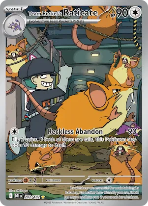 Team Rocket's Raticate #202 – Destined Rivals