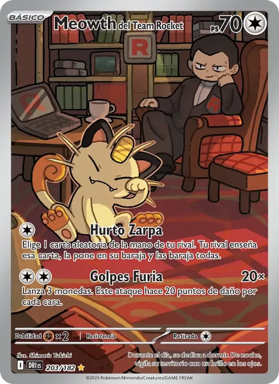 Meowth del Team Rocket 203 – Rivales Predestinados