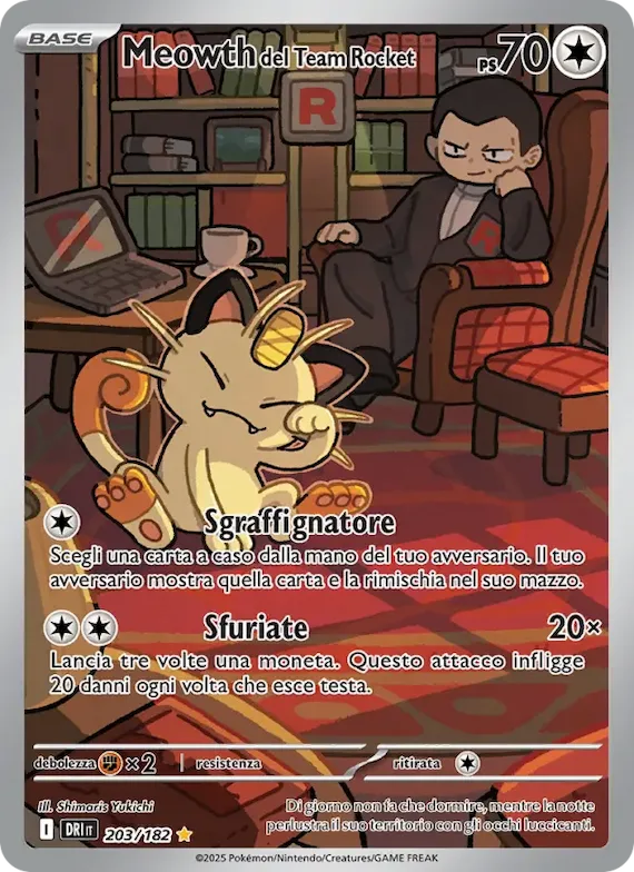 Meowth del Team Rocket 203 – Rivali Predestinati