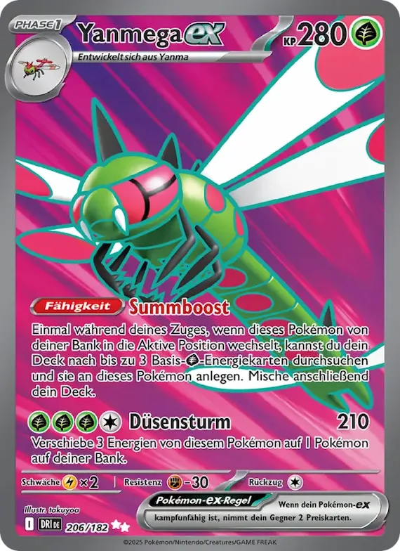 Yanmega-ex 206 – Ewige Rivalen