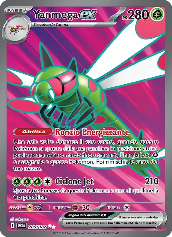 Yanmega-ex 206 – Rivali Predestinati