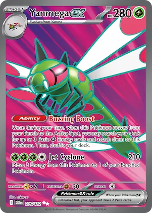 Yanmega ex #206 – Destined Rivals