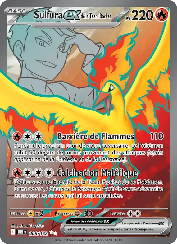 Sulfura-ex de la Team Rocket 208 – Rivalités Destinées