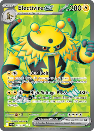 Electivire ex #212 – Destined Rivals