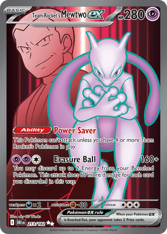 Team Rocket's Mewtwo ex #213 – Destined Rivals