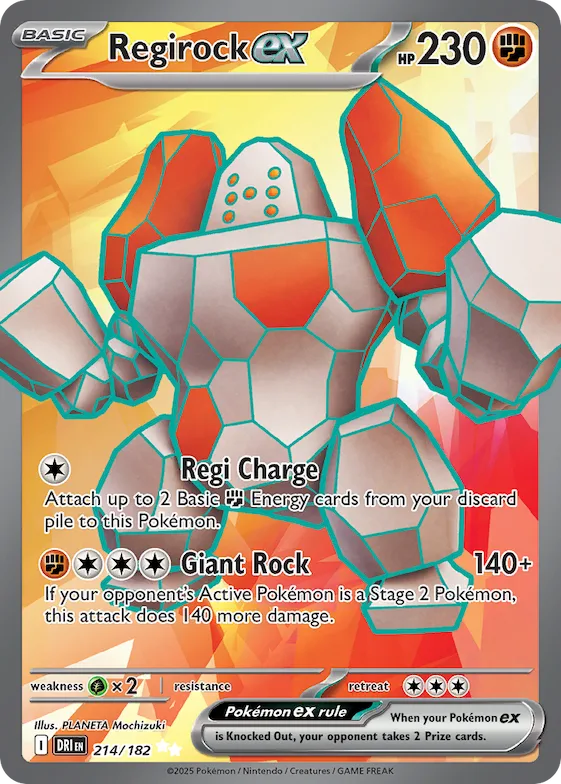 Regirock ex #214 – Destined Rivals
