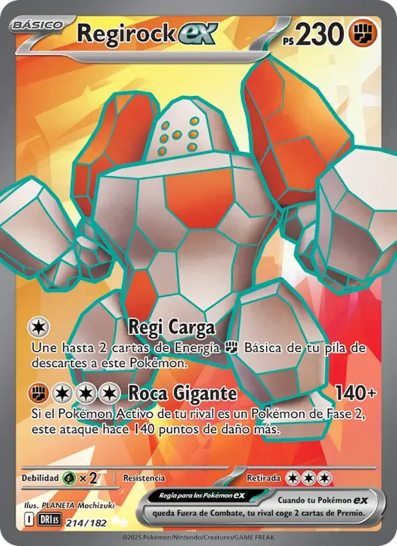 Regirock ex 214 – Rivales Predestinados