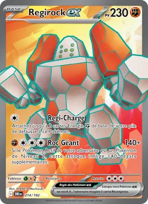 Regirock-ex n° 214 – Rivalités Destinées