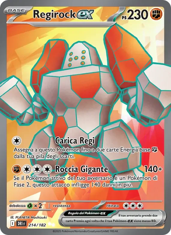 Regirock-ex 214 – Rivali Predestinati