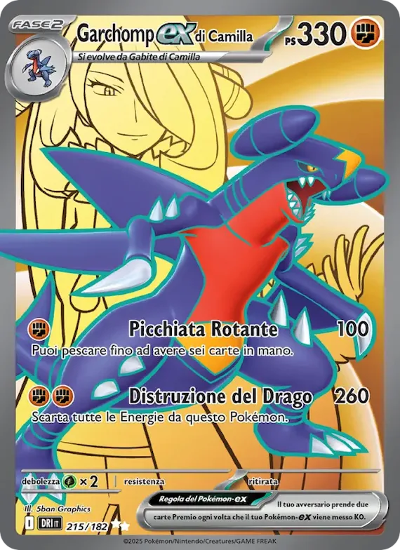 Garchomp-ex di Camilla 215 – Rivali Predestinati