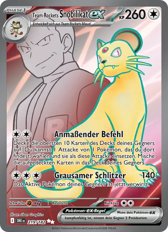 Team Rockets Snobilikat-ex 219 – Ewige Rivalen