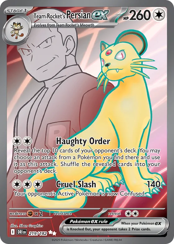 Team Rocket's Persian ex #219 – Destined Rivals