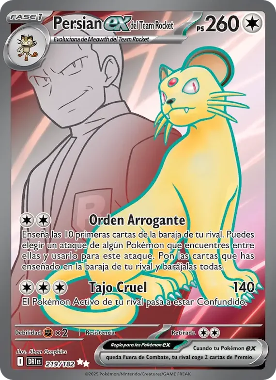 Persian ex del Team Rocket 219 – Rivales Predestinados