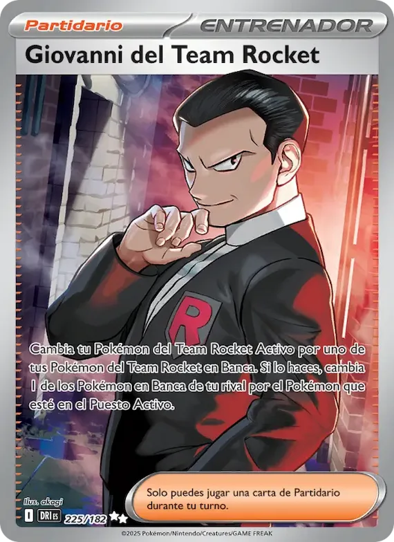 Giovanni del Team Rocket 225 – Rivales Predestinados