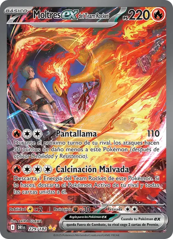 Moltres ex del Team Rocket 229 – Rivales Predestinados