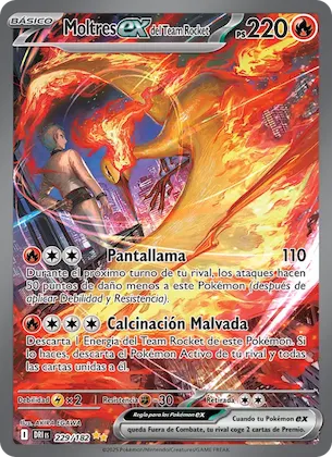 Moltres ex del Team Rocket 229 – Rivales Predestinados