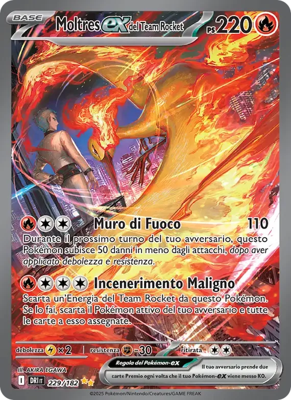 Moltres-ex del Team Rocket 229 – Rivali Predestinati