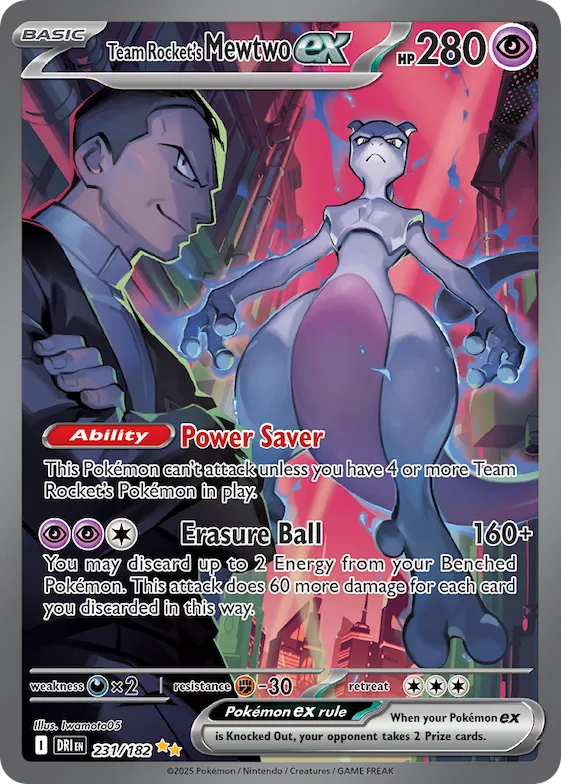 Team Rocket's Mewtwo ex #231 – Destined Rivals