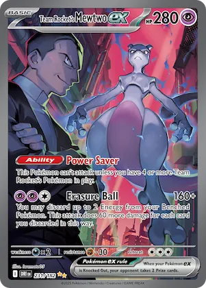 Team Rocket's Mewtwo ex #231 – Destined Rivals