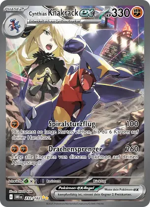 Cynthias Knakrack-ex Nr. 232 – Destined Rivals