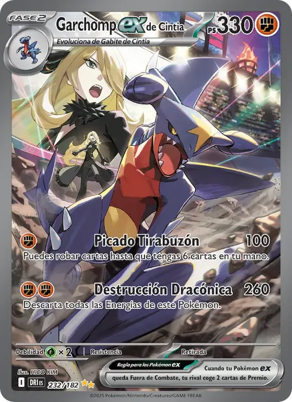 Garchomp ex de Cintia 232 – Rivales Predestinados