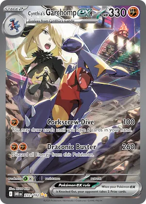 Cynthia's Garchomp ex #232 – Destined Rivals