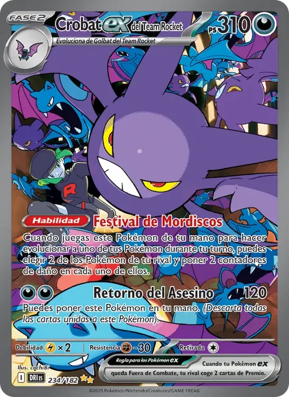 Crobat ex del Team Rocket 234 – Rivales Predestinados