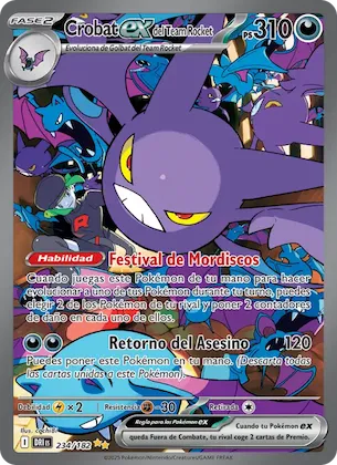 Crobat ex del Team Rocket 234 – Rivales Predestinados