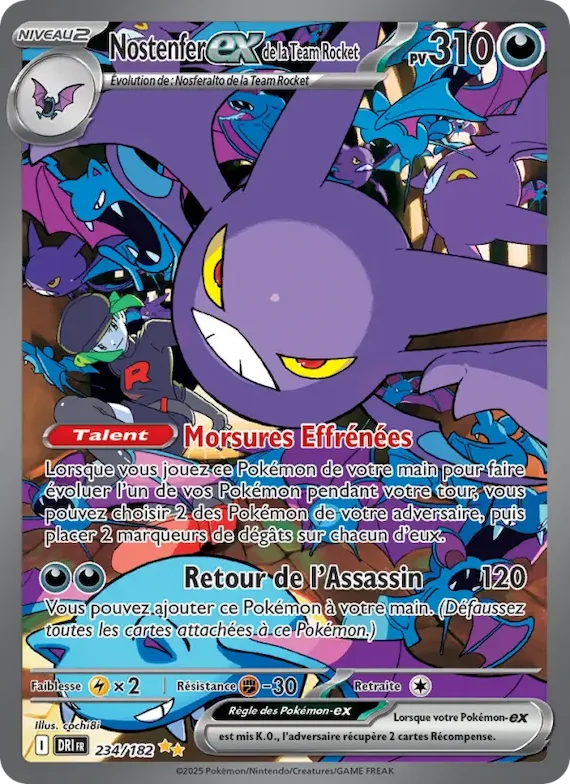 Nostenfer-ex de la Team Rocket 234 – Rivalités Destinées