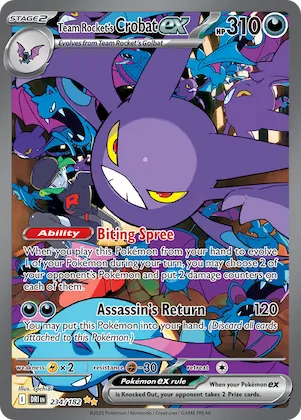 Team Rocket's Crobat ex #234 – Destined Rivals