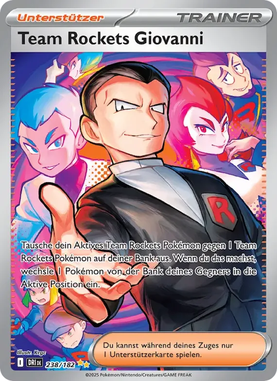 Team Rockets Giovanni 238 – Ewige Rivalen