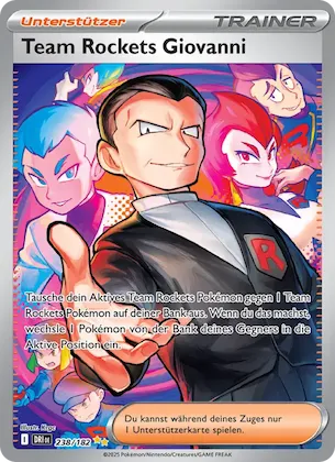 Team Rockets Giovanni 238 – Ewige Rivalen