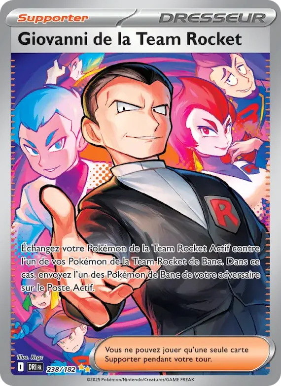 Giovanni de la Team Rocket 238 – Rivalités Destinées