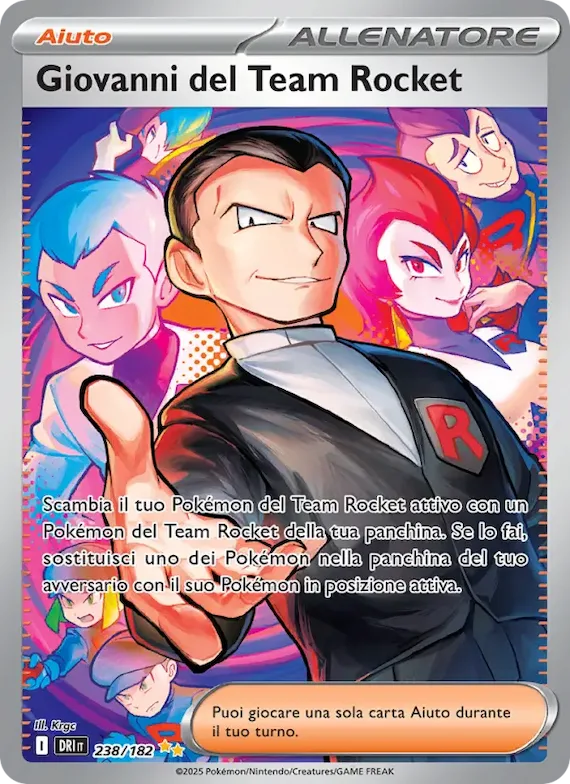 Giovanni del Team Rocket 238 – Rivali Predestinati