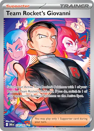 Giovanni da Equipe Rocket 238 – Rivais Predestinados