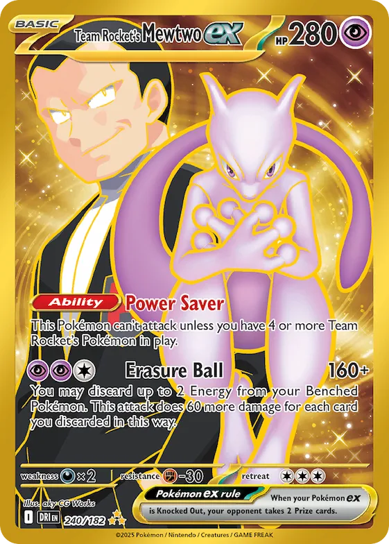 Team Rocket's Mewtwo ex #240 – Destined Rivals