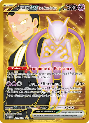 Mewtwo-ex de la Team Rocket 240 – Rivalités Destinées
