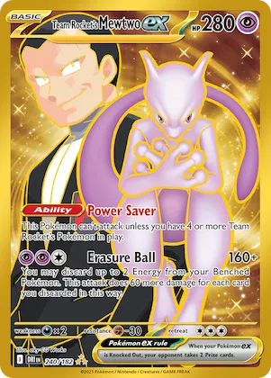 Team Rocket's Mewtwo ex #240 – Destined Rivals