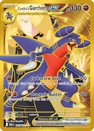 Cynthia's Garchomp ex #241 – Destined Rivals