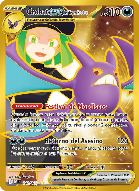 Crobat ex del Team Rocket 242 – Rivales Predestinados