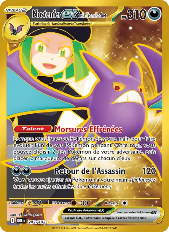 Nostenfer-ex de la Team Rocket 242 – Rivalités Destinées