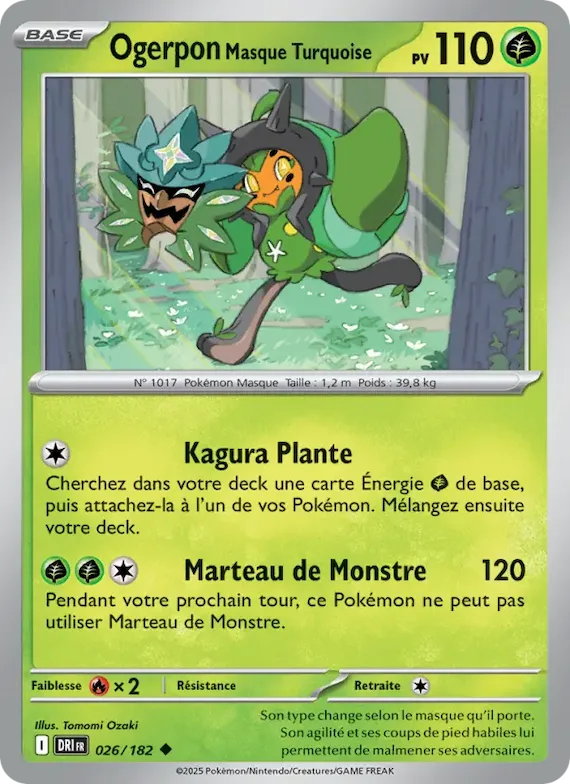 Ogerpon Masque Turquoise 26 – Rivalités Destinées