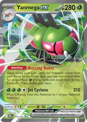 Yanmega ex #3 – Destined Rivals